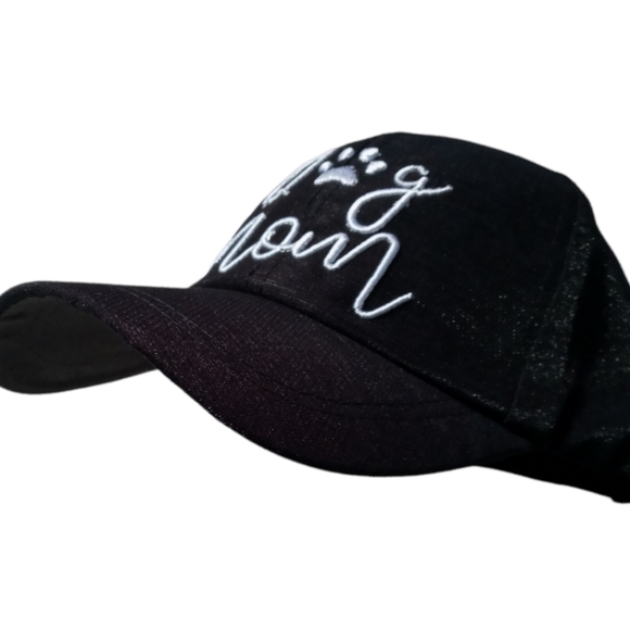 Dog Mom Hat  Black Color - Picture 4 of 5